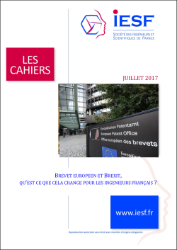 Brevet européen et Brexit : Quel changement pour les ingénieurs français ?