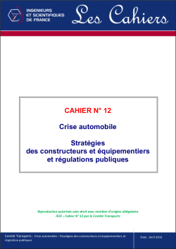 Crise automobile - Stratgies