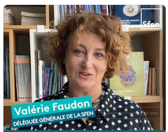 Valérie Faudon, DG de la SFEN, nous parle des 4 programmes nucléaires français !