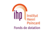 INAUGURATION DE LA MAISON HENRI POINCAR, MUSE DES MATHMATIQUES PAR L'IHP