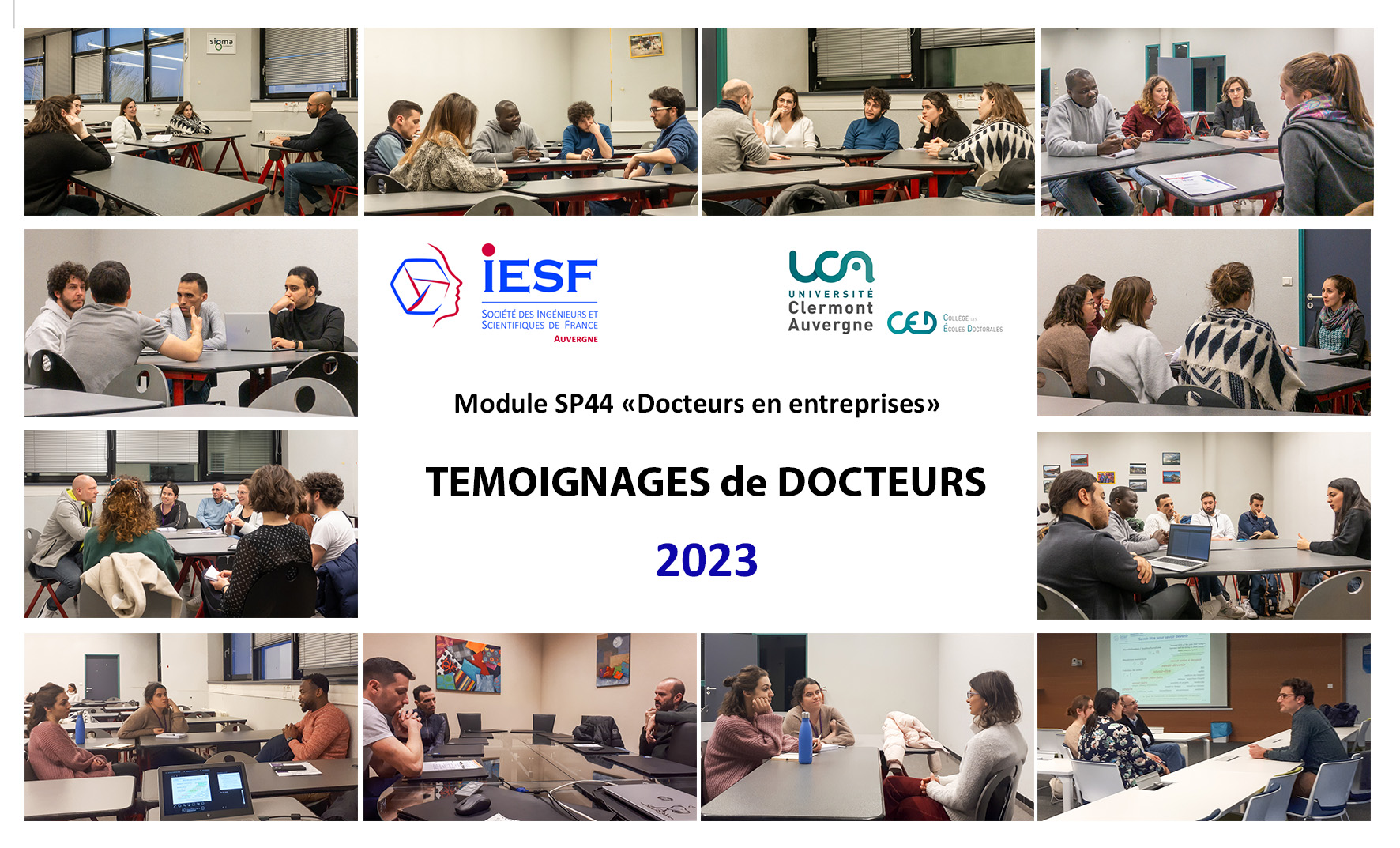Module "DOCTEURS EN ENTREPRISES" d'IESF Auvergne avec l'Universit Clermont-Auvergne (UCA)