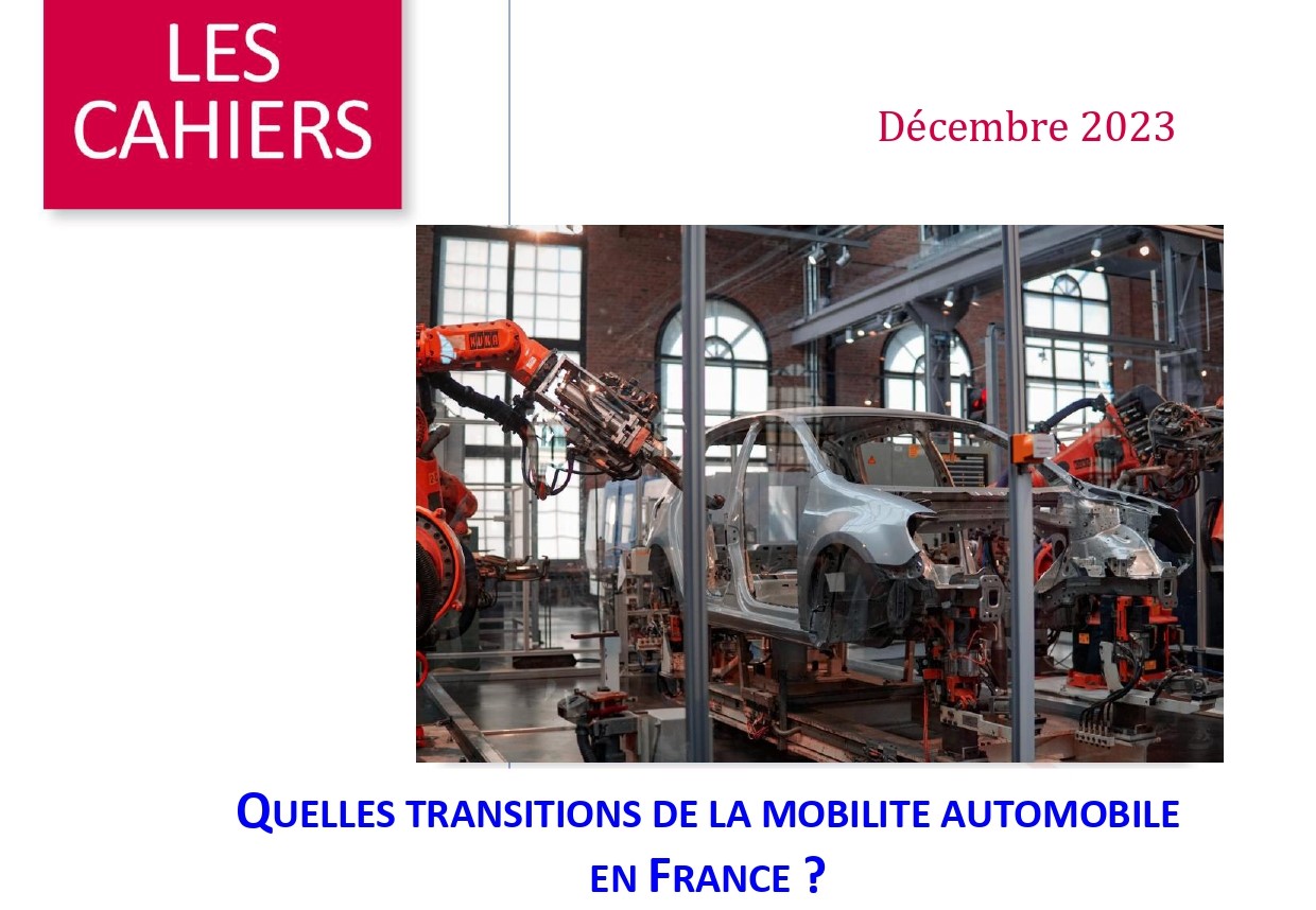 Publication du Cahier IESF n°41 : Quelles transitions de la mobilité automobile en France ?