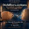 Conf�rence IESF IDF : Comment les d�chiffreurs ont-ils perc� le secret des �critures antiques ?