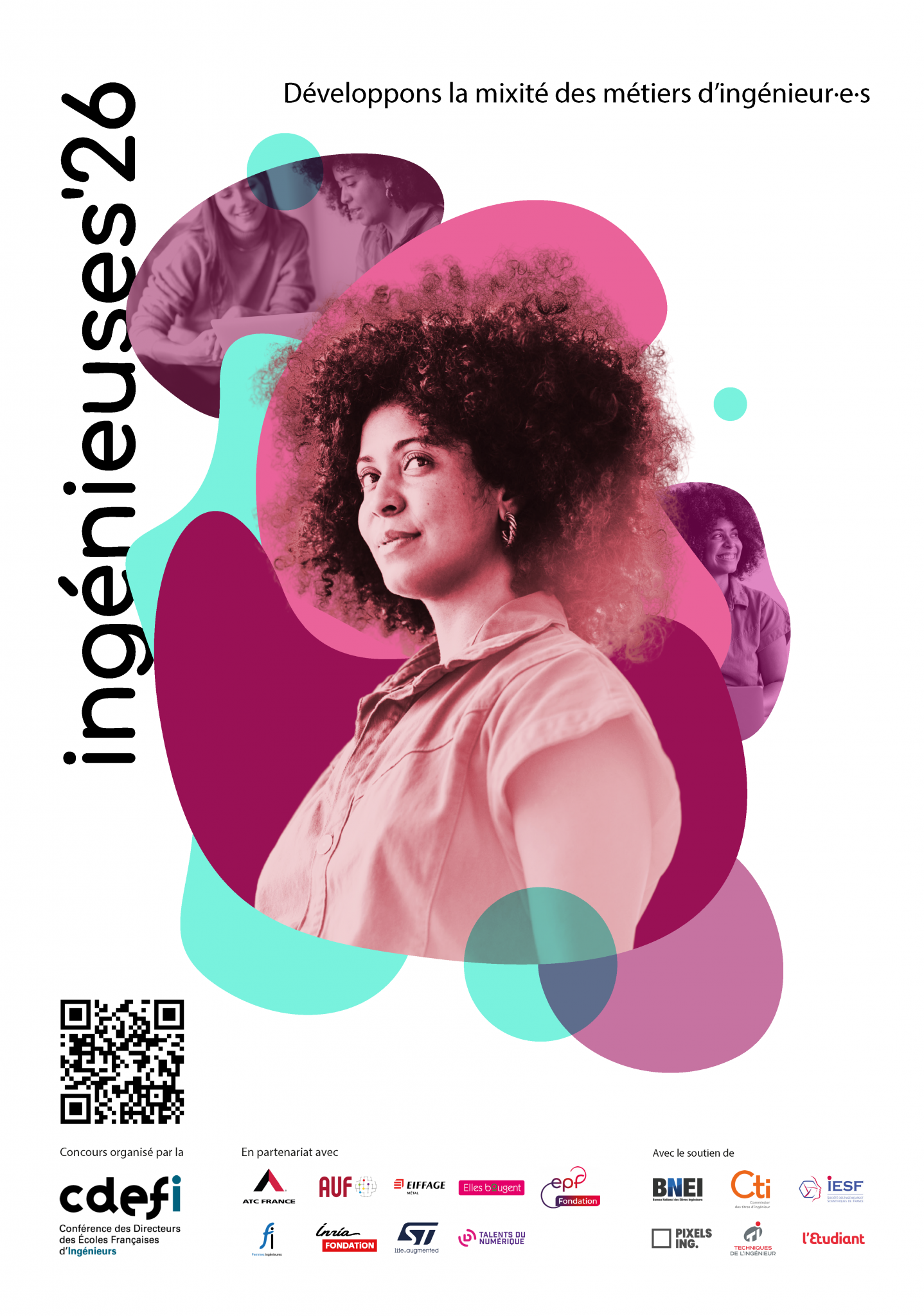 Ingénieuses 2026 - Affiche principale Ingénieuses 2026 - Affiche principale