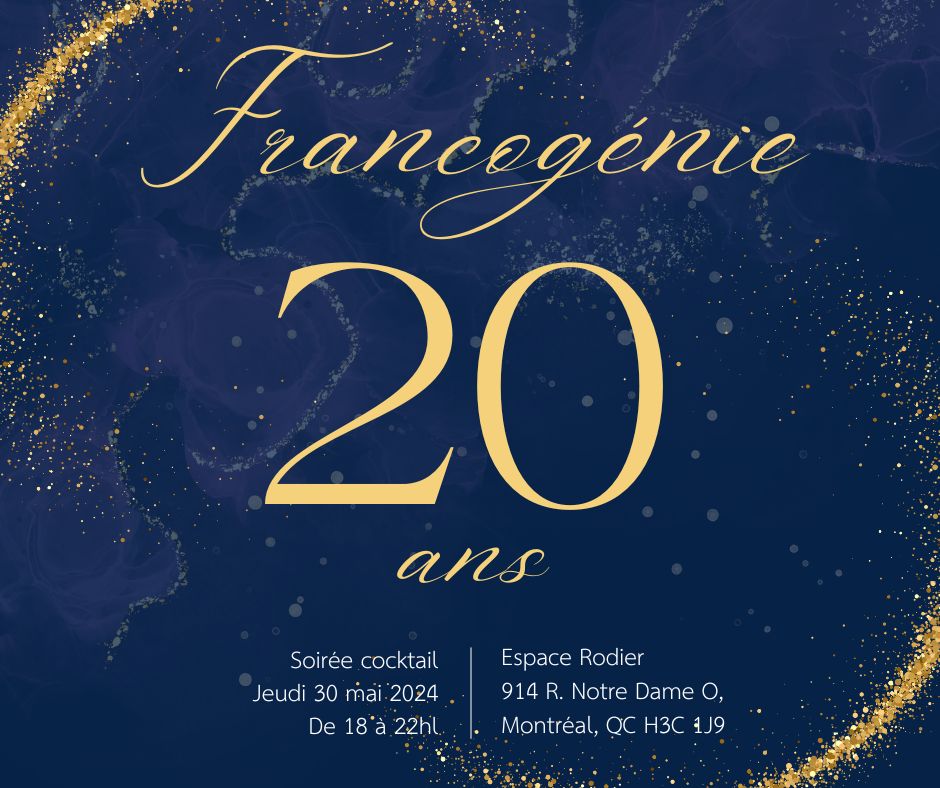 Affiche 20 ans FG