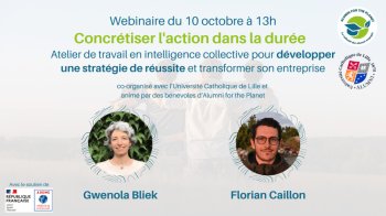 Webinaire Alumni for the Planet 10_10 Webinaire Alumni for the Planet 10_10