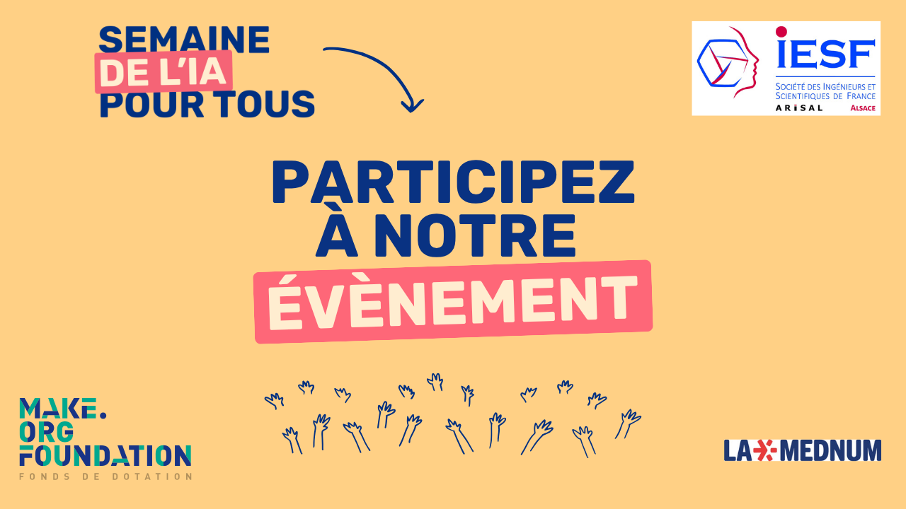 Semaine de l'IA pour tous Semaine de l'IA pour tous
