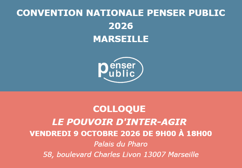 Convention Penser public 2026 Convention Penser public 2026