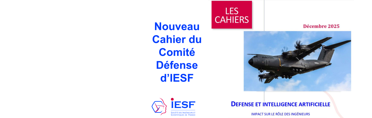 Parution du Cahier Dfense et intelligence artificielle, impact sur le rle des ingnieurs