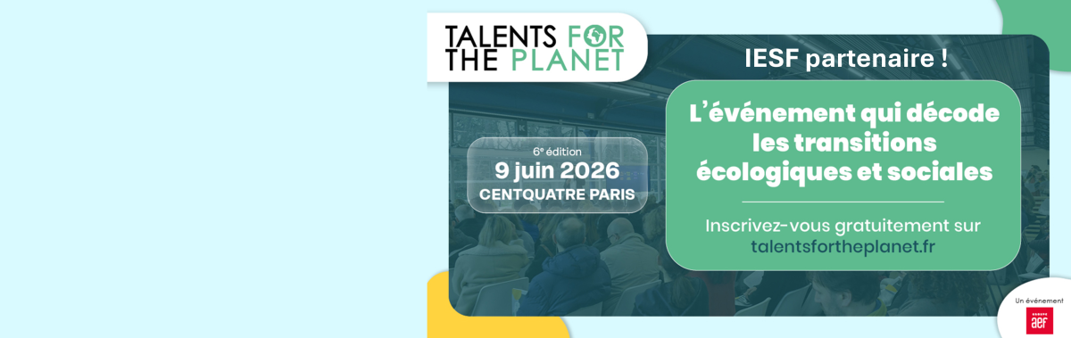 IEF partenaire de Talents for the Planet